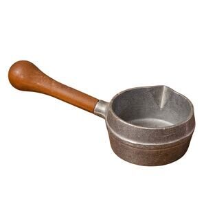 Vintage 1972 York Metalcrafters Pewter Butter Sauce Pan 7009 Por Spout  (gg242)